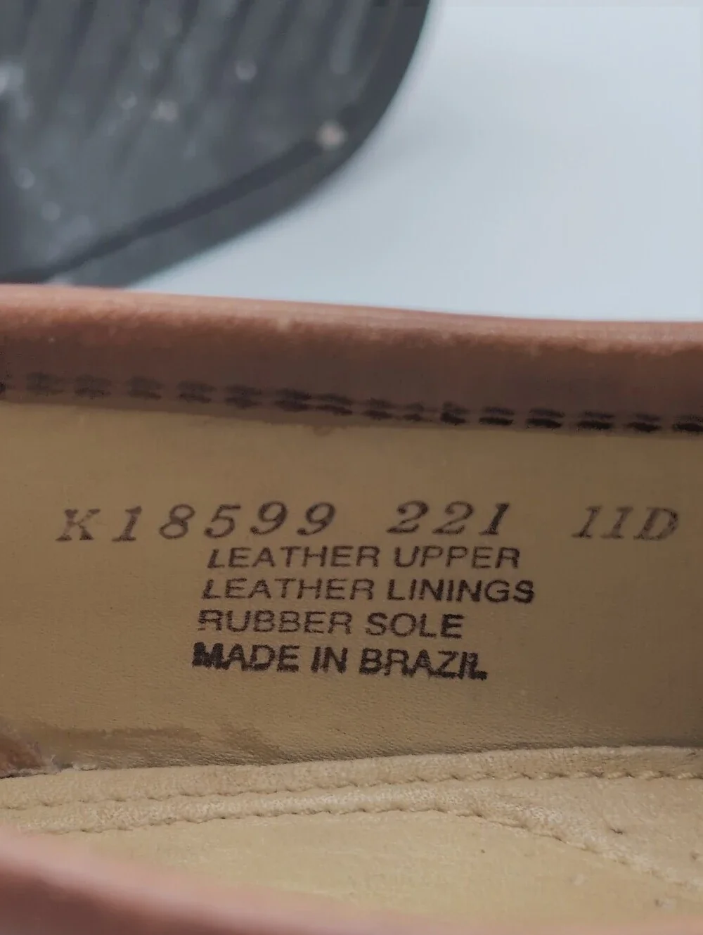 Florsheim Men's Brown Leather Tassel Loafers Sz 11 D K18599 221 Brazil
